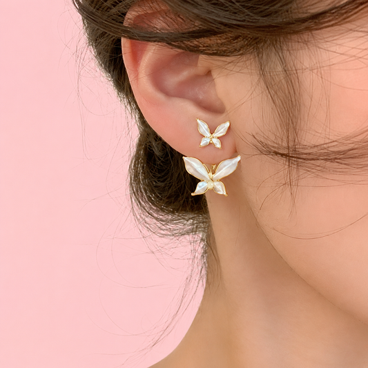 Trustora Pearl Flutter Earrings