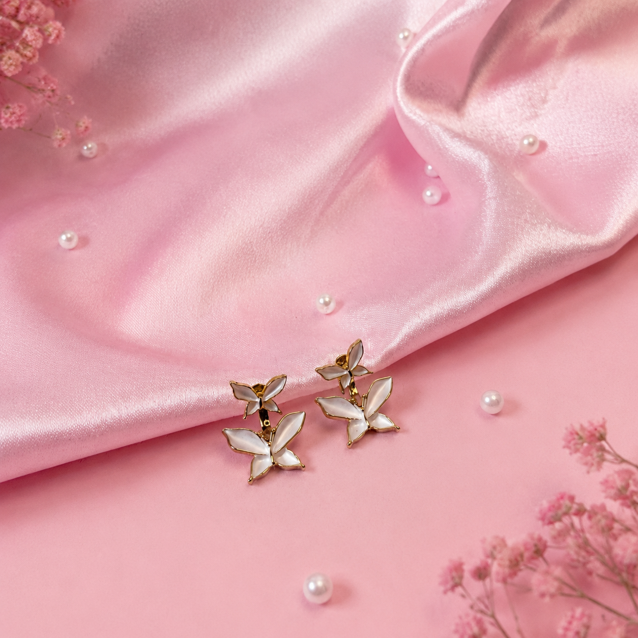 Trustora Pearl Flutter Earrings