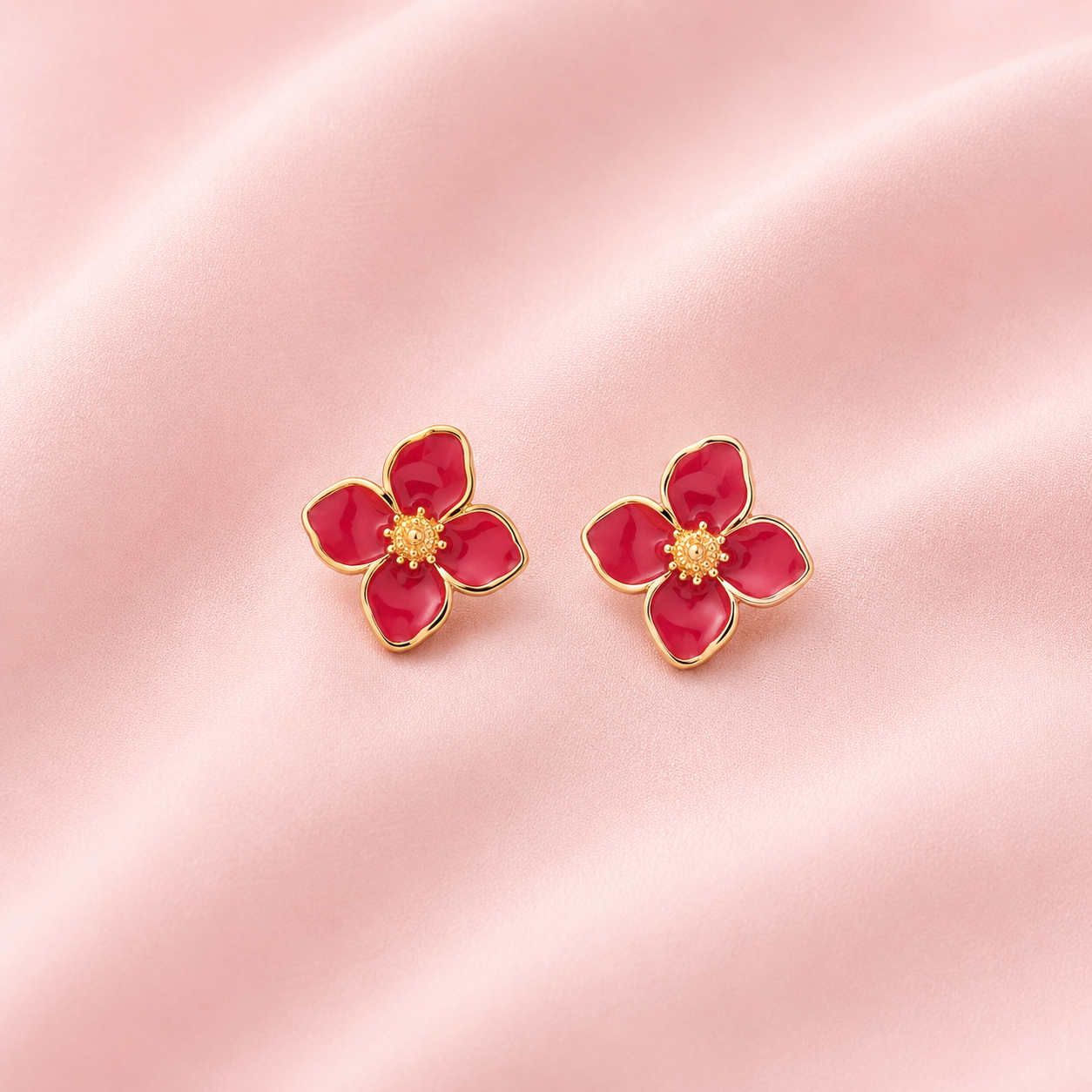 Trustora Rosé Bloom Studs